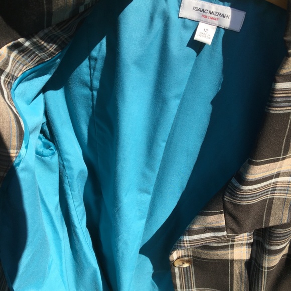 Jacket/Blazer, crop, cotton, Size 12, plaid - Picture 9 of 13